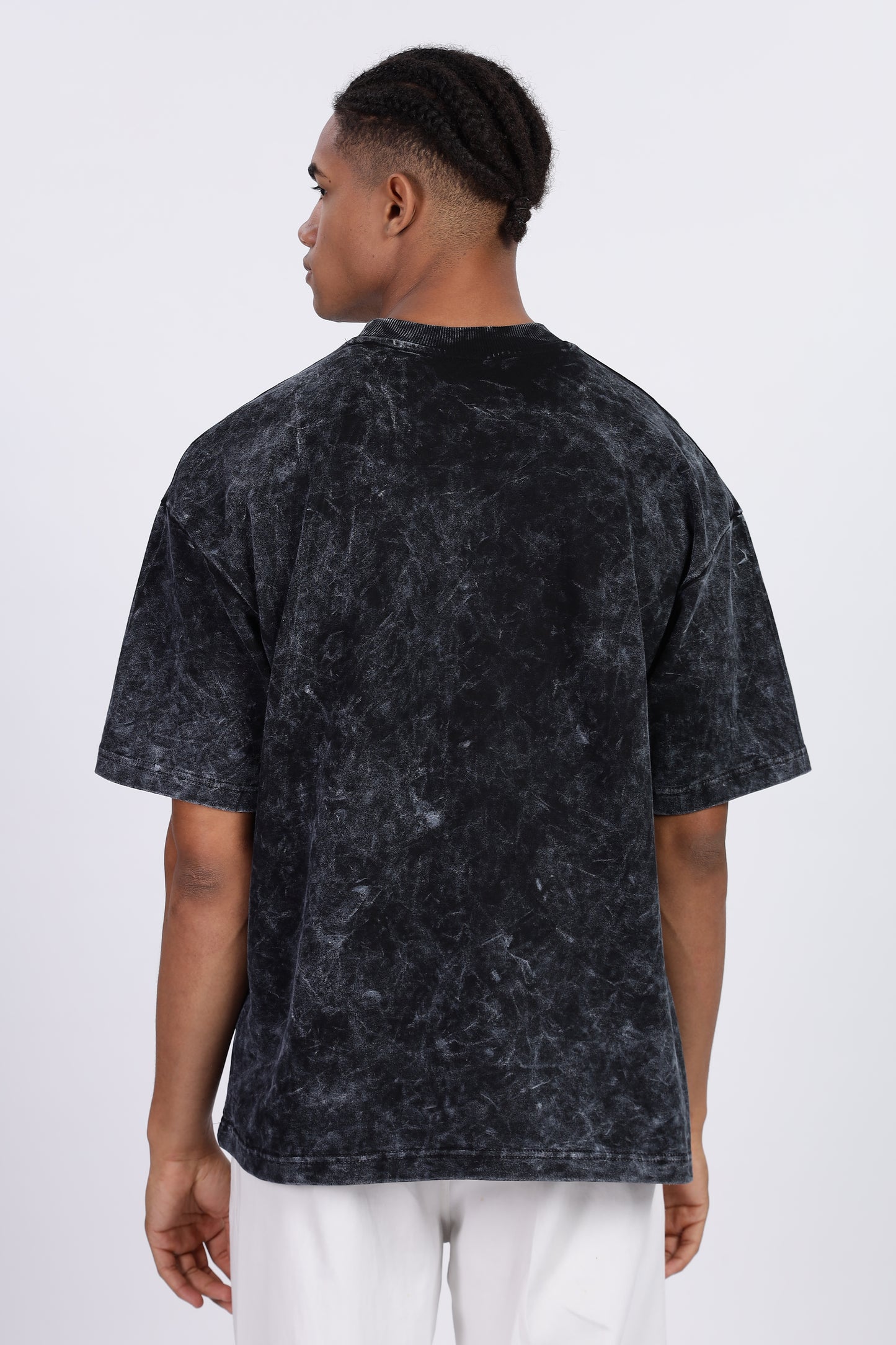 Premium Oversized Black Terry Cotton T-Shirt – Street Core Edition