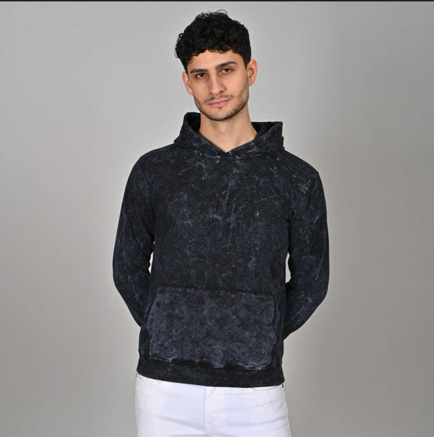 LazyRebel Acid Wash Oversized Hoodie – Street Core Edition