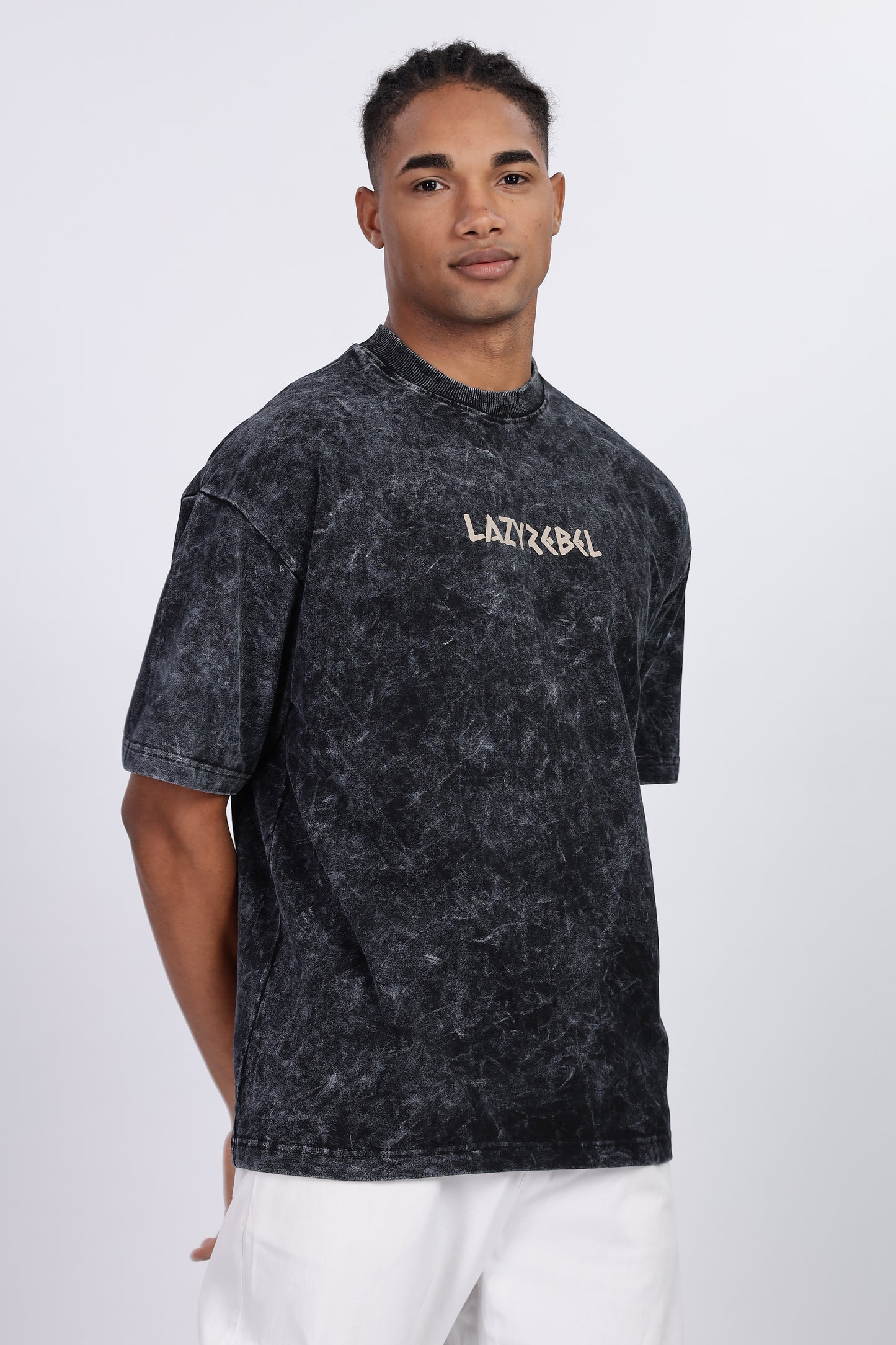 Premium Oversized Black Terry Cotton T-Shirt – Street Core Edition