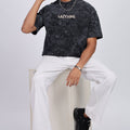 Premium Oversized Black Terry Cotton T-Shirt – Street Core Edition