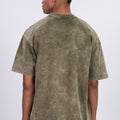 Premium Oversized Olive Terry Cotton T-Shirt – Street Core Edition