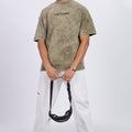 Premium Oversized Olive Terry Cotton T-Shirt – Street Core Edition