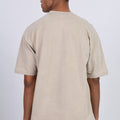 Premium Oversized Beige Terry Cotton T-Shirt – Street Core Edition