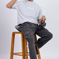 Premium Oversized Pastel Blue Terry Cotton T-Shirt – Street Core Edition