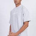 Premium Oversized Pastel Blue Terry Cotton T-Shirt – Street Core Edition