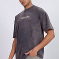 Premium Oversized Dark Grey Terry Cotton T-Shirt – Street Core Edition