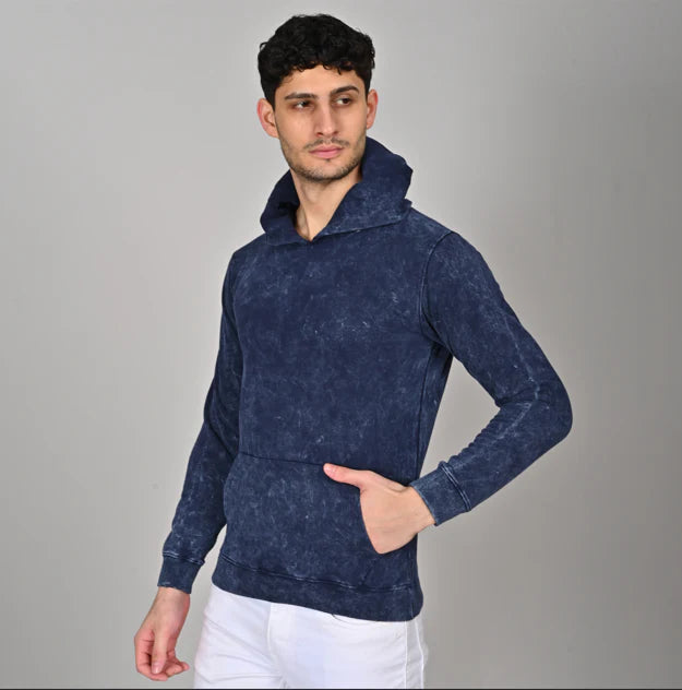 LazyRebel Acid Wash Oversized Hoodie – Street Core Edition