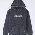 LazyRebel Acid Wash Oversized Hoodie – Street Core Edition